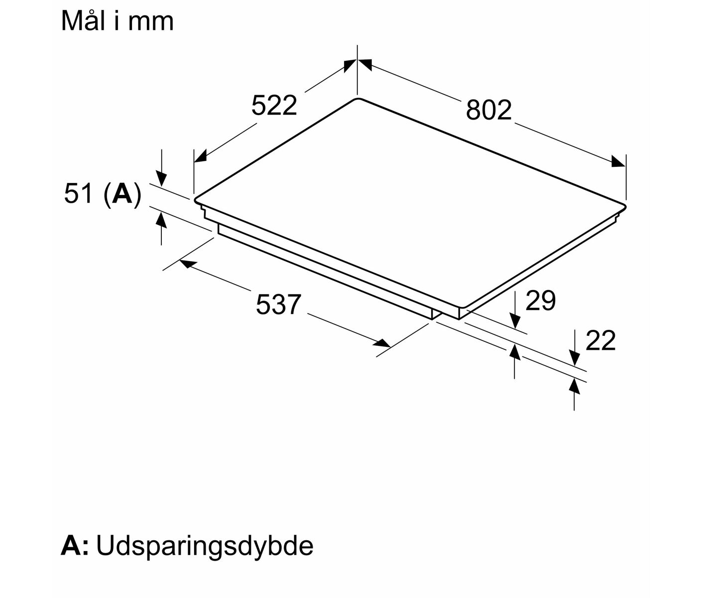 Bosch PXE831HC1E Induktionskogeplade