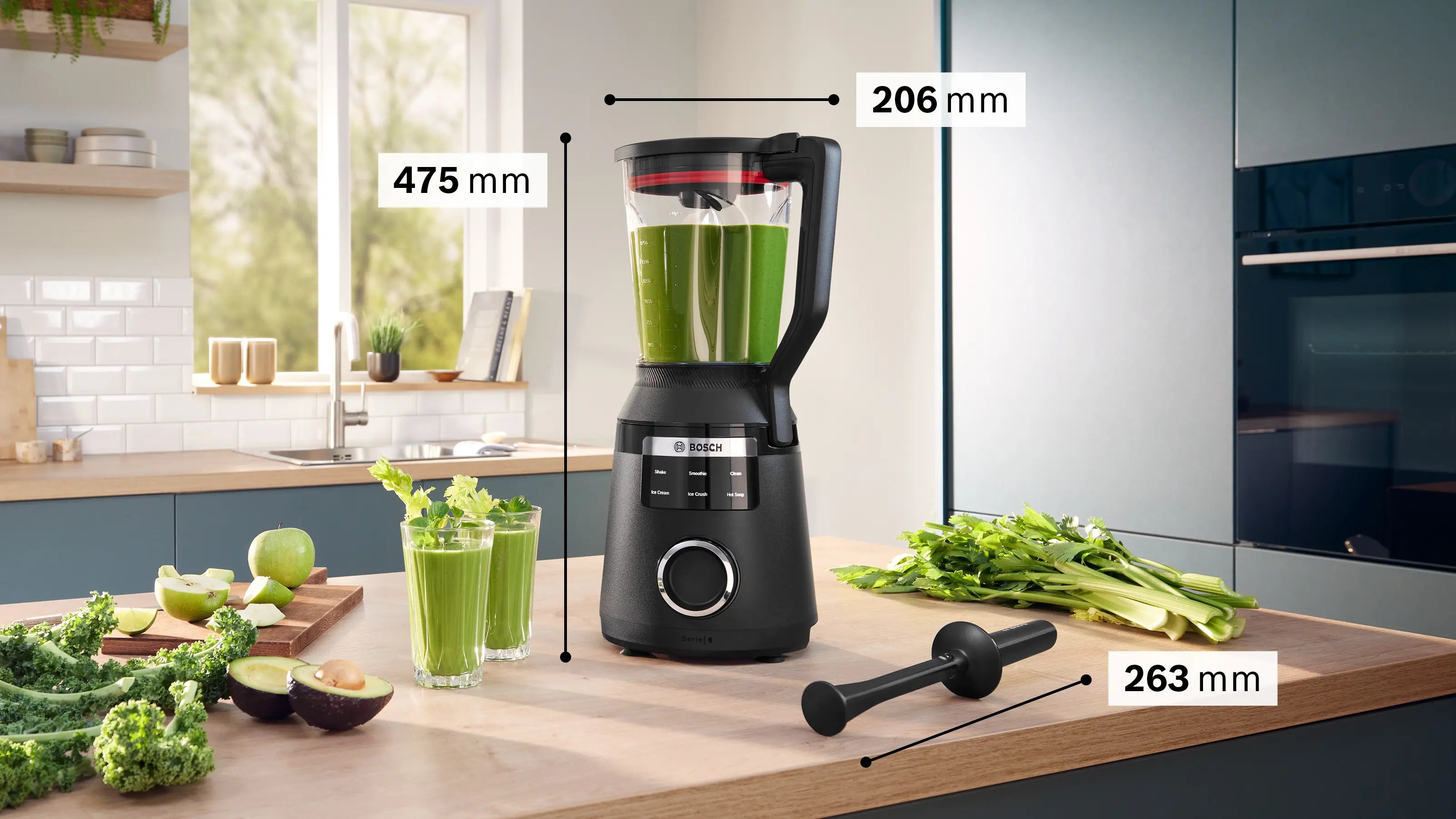 Bosch Serie 6 MMB6654B Vitapower Blender billede 3