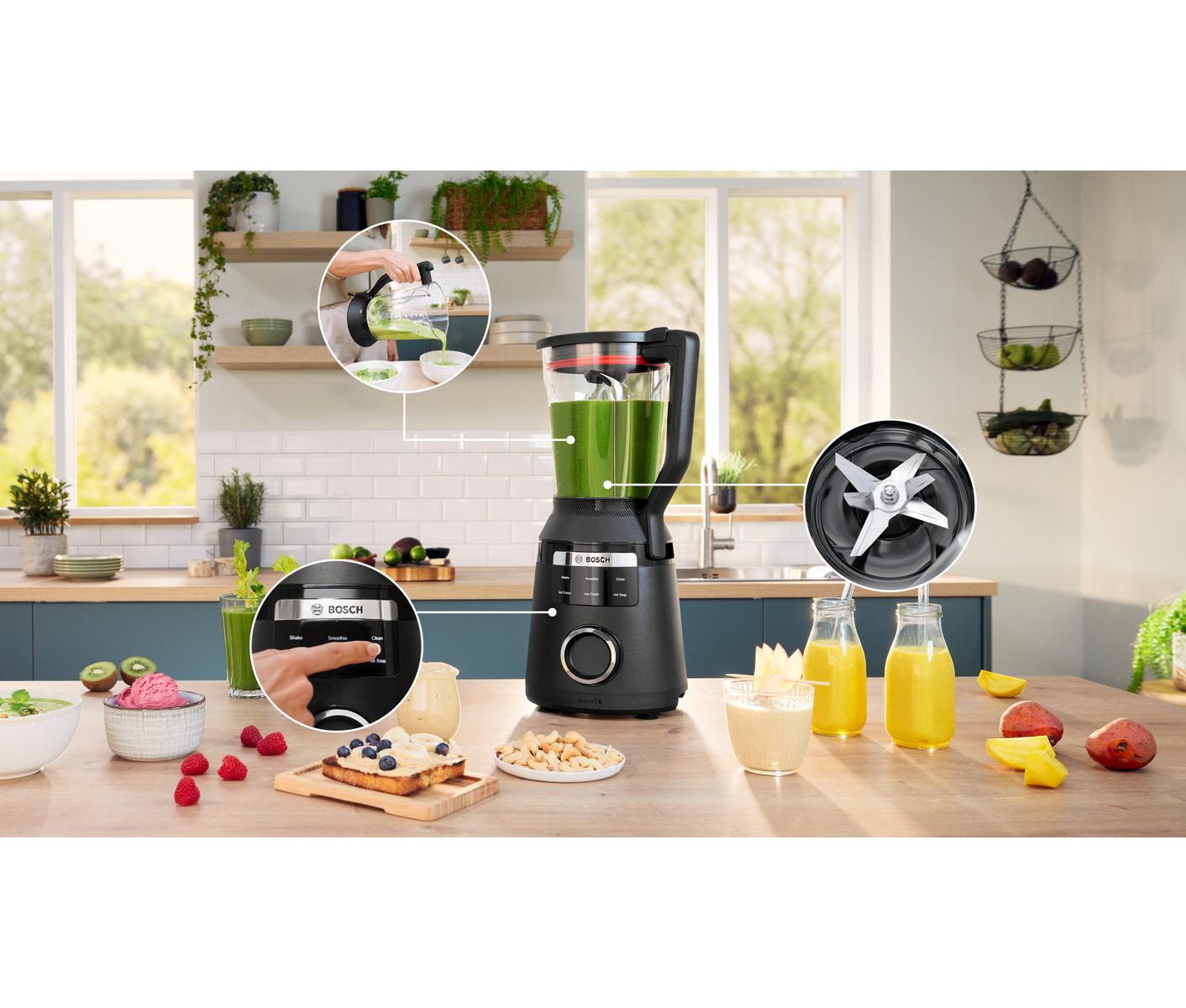 Bosch Serie 6 MMB6654B Vitapower Blender billede 2
