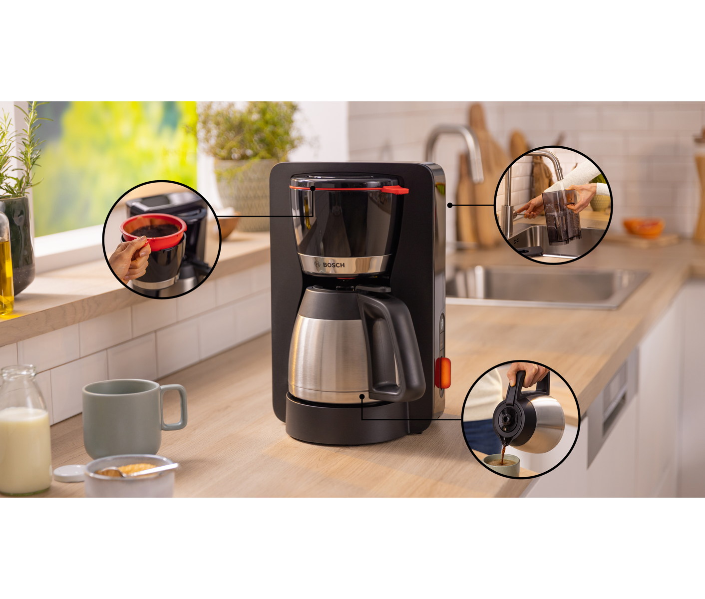 Bosch TKA6M273 Kaffemaskine billede 4