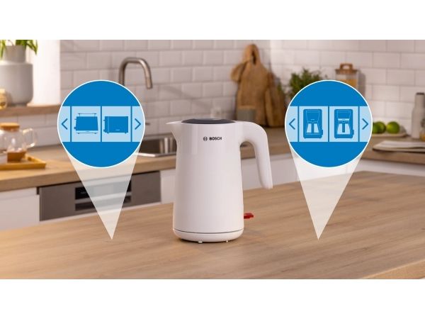 Bosch Elkedel My Moment TWK2M161 - Hvid - 2400 W