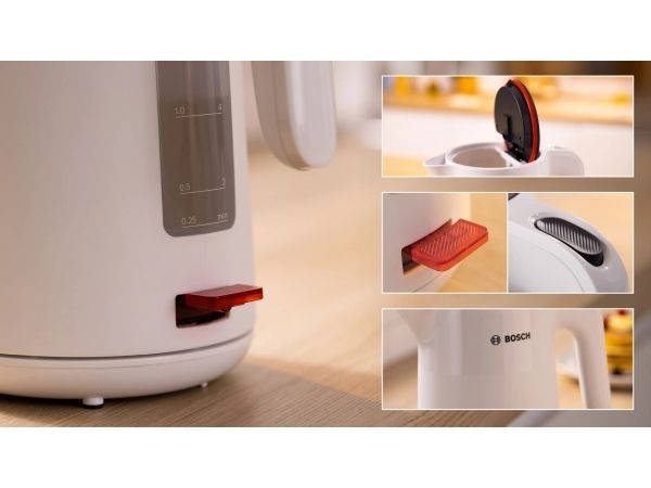 Bosch Elkedel My Moment TWK2M161 - Hvid - 2400 W