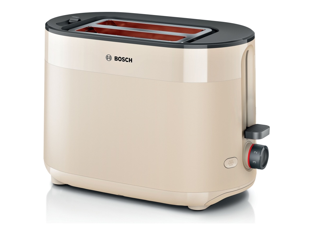 Bosch MyMoment TAT2M127 - Brødrister - 2 skive - 2 Holdere - fløde
