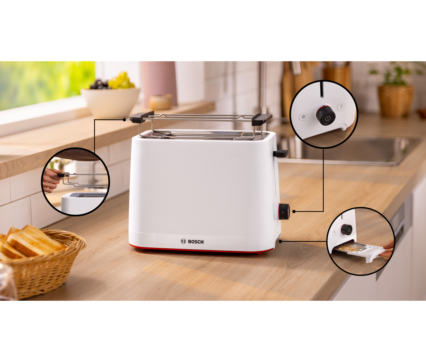 Bosch TAT3M121 Brødrister billede 5