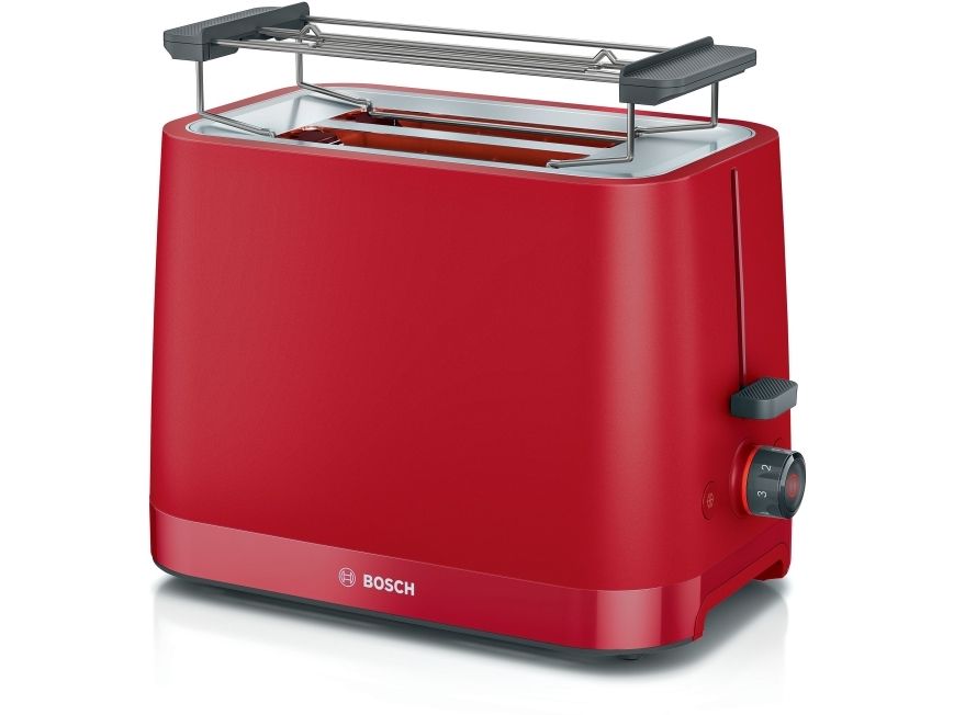 Bosch MyMoment TAT3M124 - Brødrister - 2 skive - 2 Holdere - dyb rød