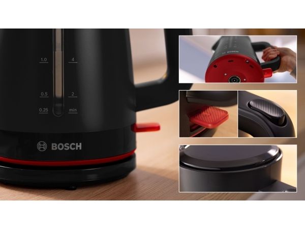 Bosch MyMoment TAT3M124 - Brødrister - 2 skive - 2 Holdere - dyb rød