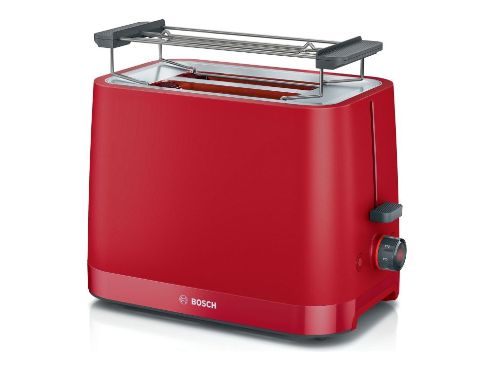 Bosch MyMoment TAT3M124 - Brødrister - 2 skive - 2 Holdere - dyb rød