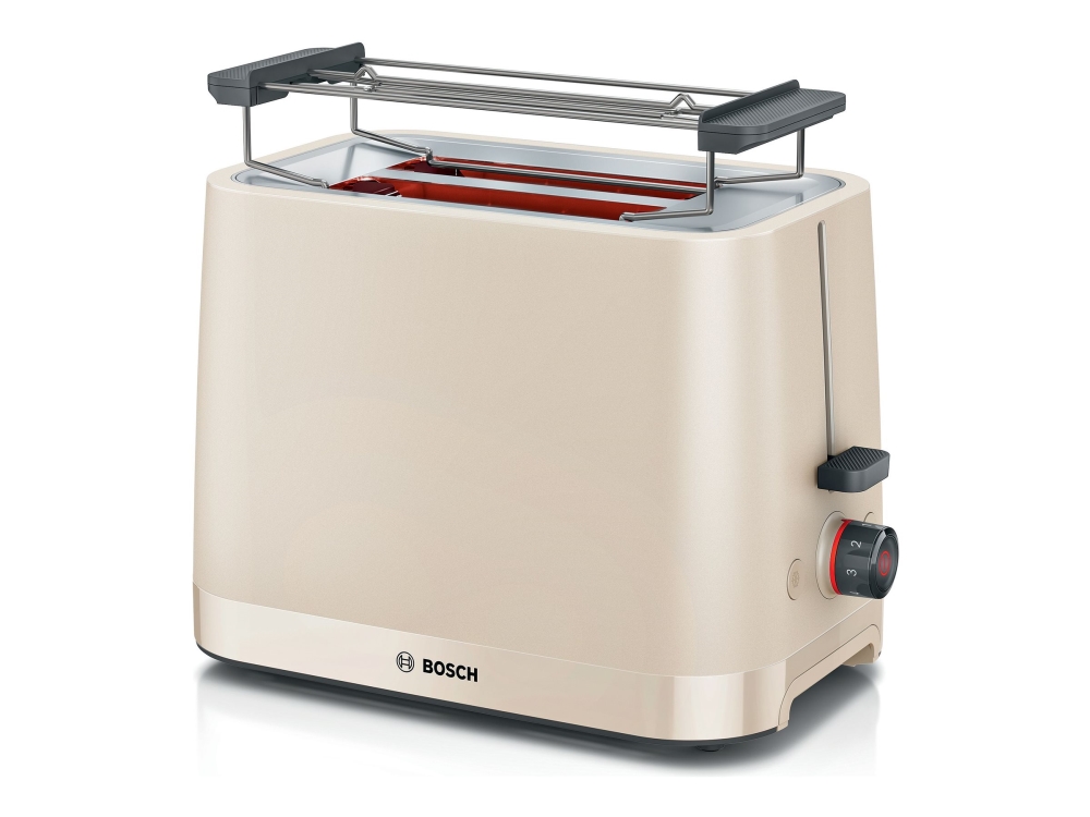 Bosch MyMoment TAT3M127 - Brødrister - 2 skive - 2 Holdere - fløde
