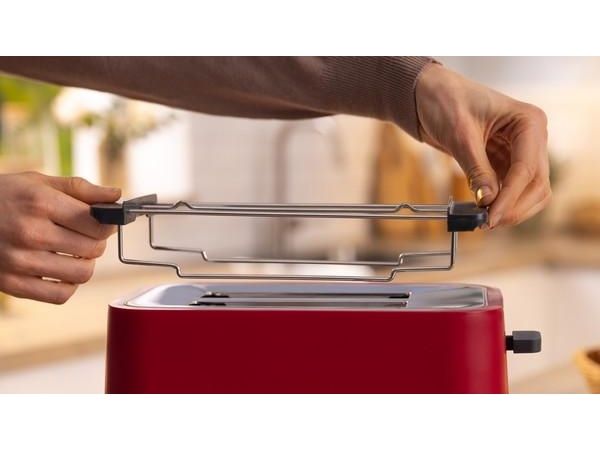 Bosch TAT4M224 Brødrister 2 skive(r) 950 W Rød (TAT4M224) billede 4