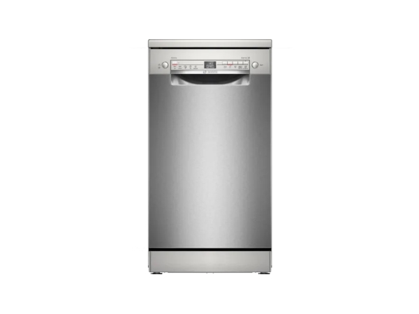 Bosch Serie 2 SPS2HMI42E, Fritstående, Slimline (45 cm), Rustfrit stål, Rustfrit stål, 10 kuverter, C