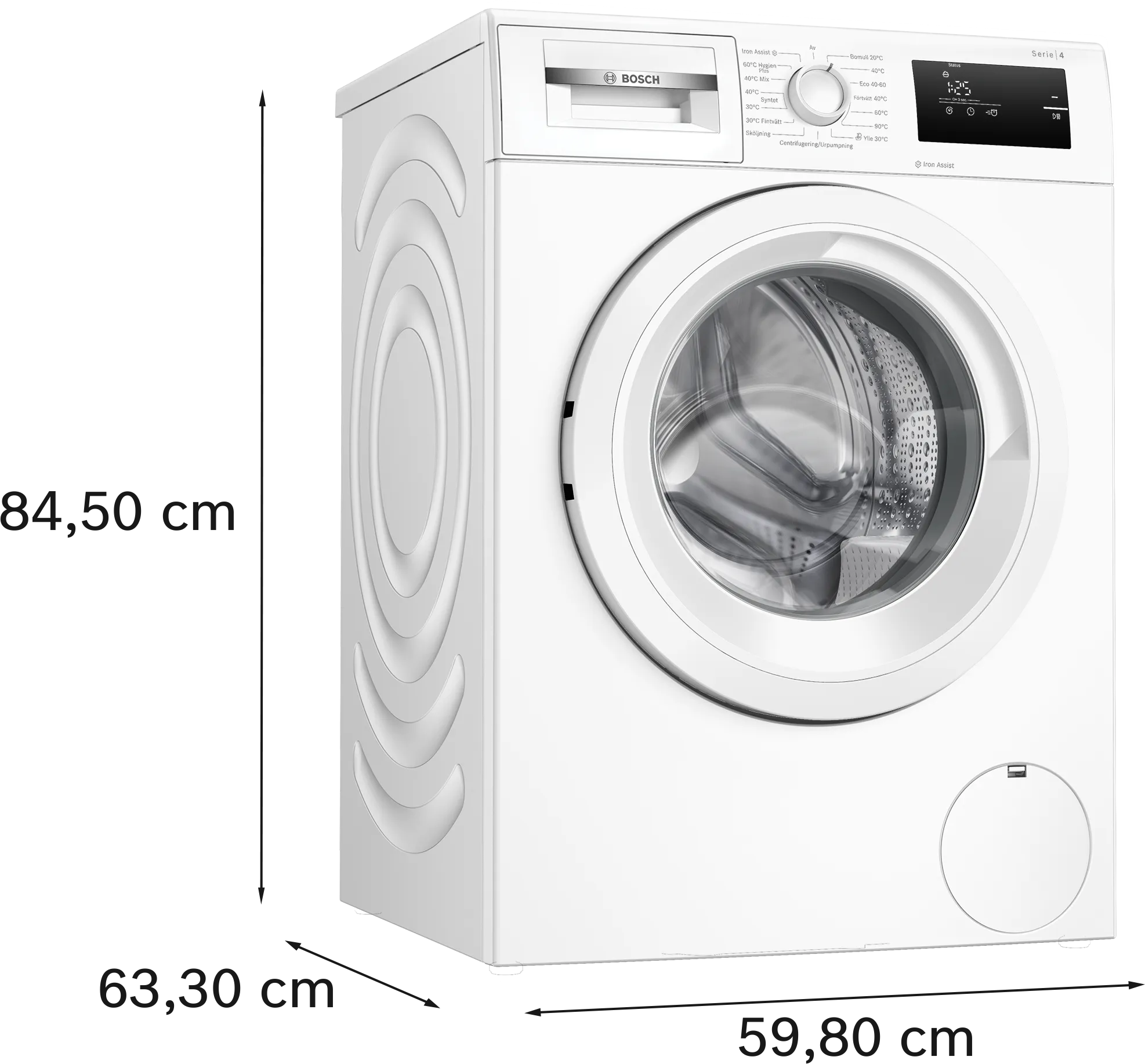 Bosch WAN2401LSN Frontbetjent vaskemaskine