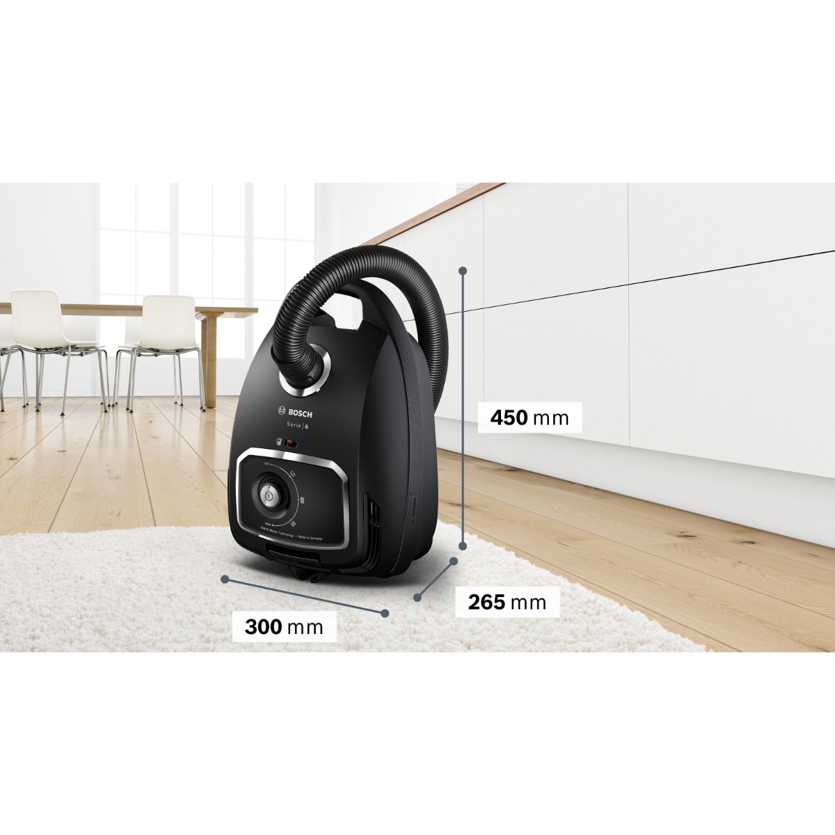 Bosch Serie 6 BGL6BA3 støvsuger, sort billede 2