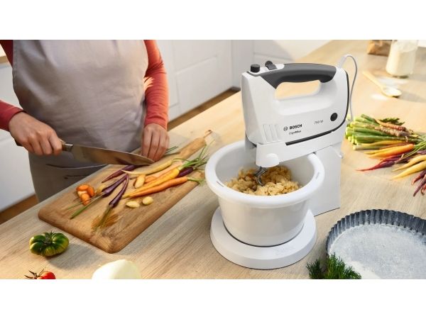 Bosch MFQ37490, Håndmixer, Grå, Hvid, Mikse, 1,3 m, 3 L, Løftestang billede 4