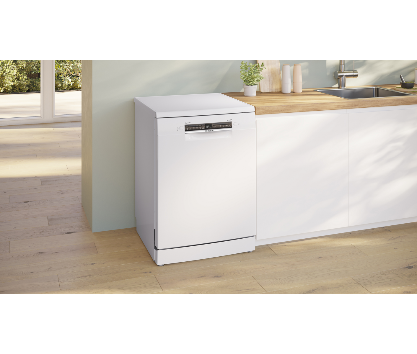 Bosch SMS4EMW06E Fritstående opvaskemaskine