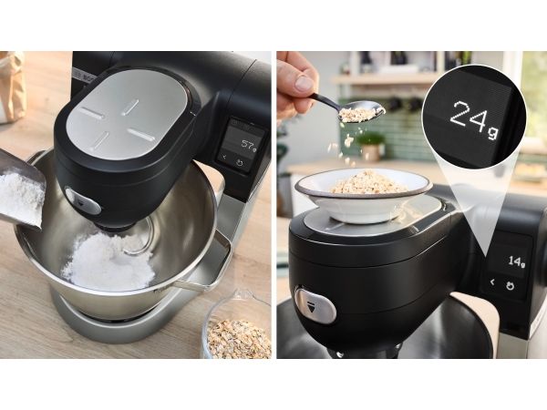 Bosch Serie 6 MUMS6ZS17, 5,5 L, Sort, Rustfrit stål, Dreje, 3,5 kg, 3,5 kg, 1,1 m