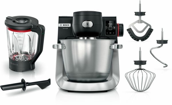 Bosch Serie 6 MUMS6ZS17, 5,5 L, Sort, Rustfrit stål, Dreje, 3,5 kg, 3,5 kg, 1,1 m