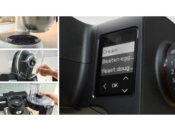 Bosch MUMS6ZS34 Serie 6, Køkke Nmaskine Med Vægt, 1600 W, Sor Røremaskine