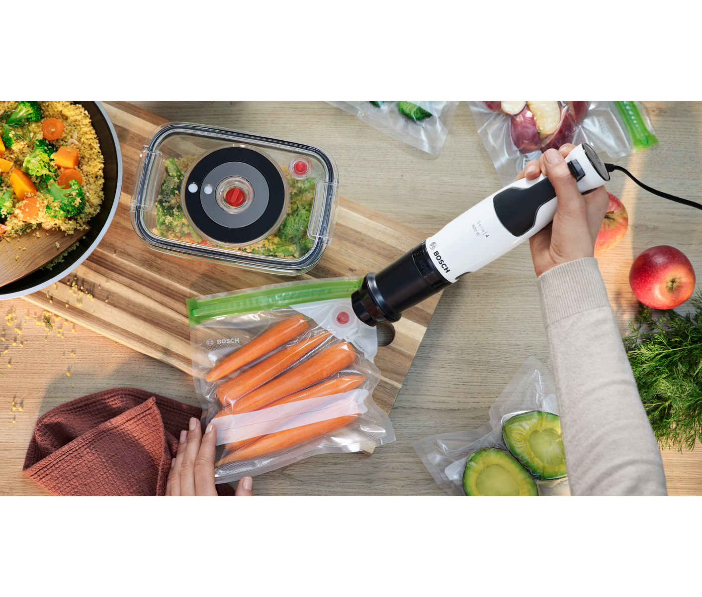 Bosch Serie 4, Stavblender MSM4W422 800 W billede 6