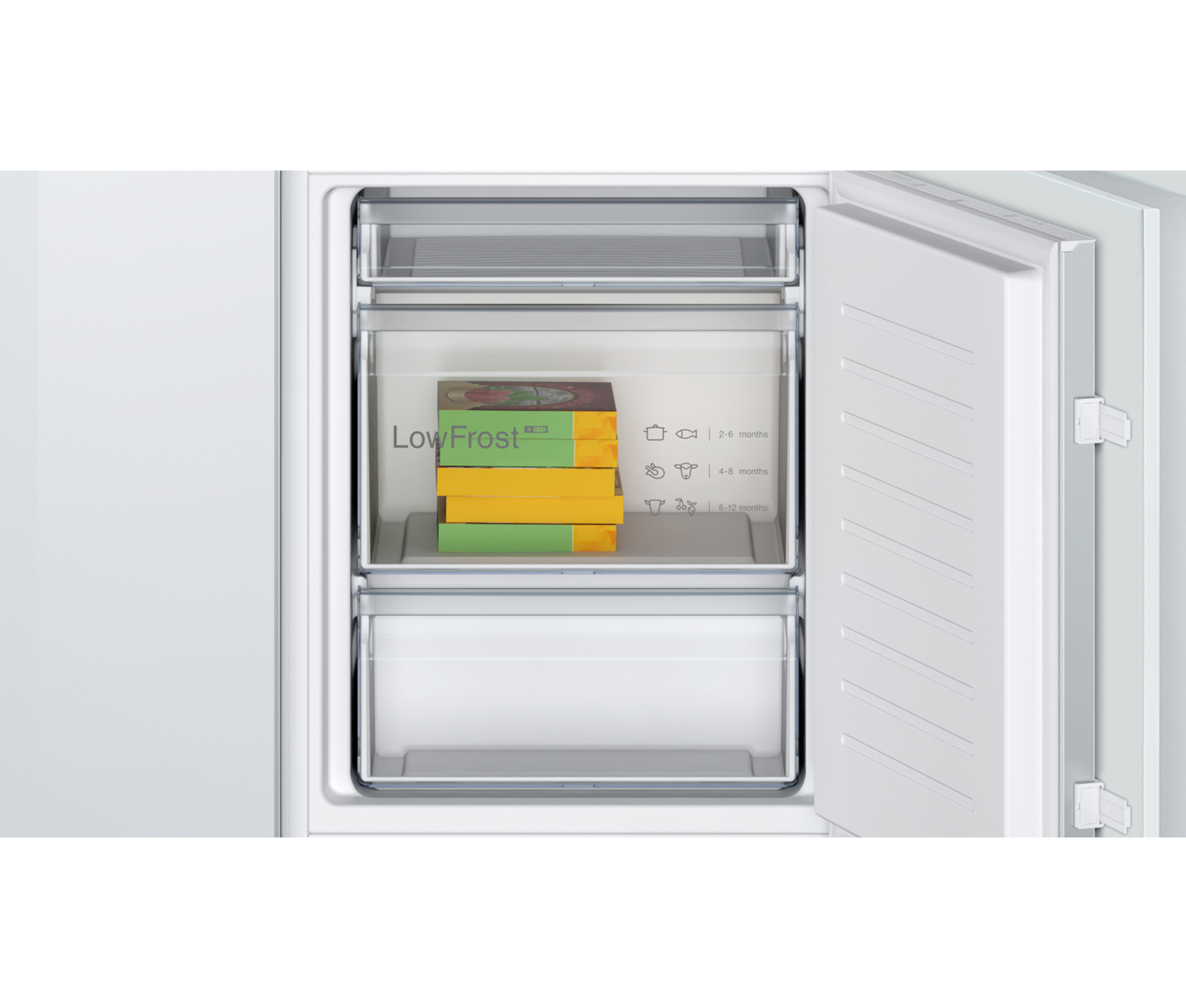 Bosch KIV865SE0 Integrerbart kølefryseskab