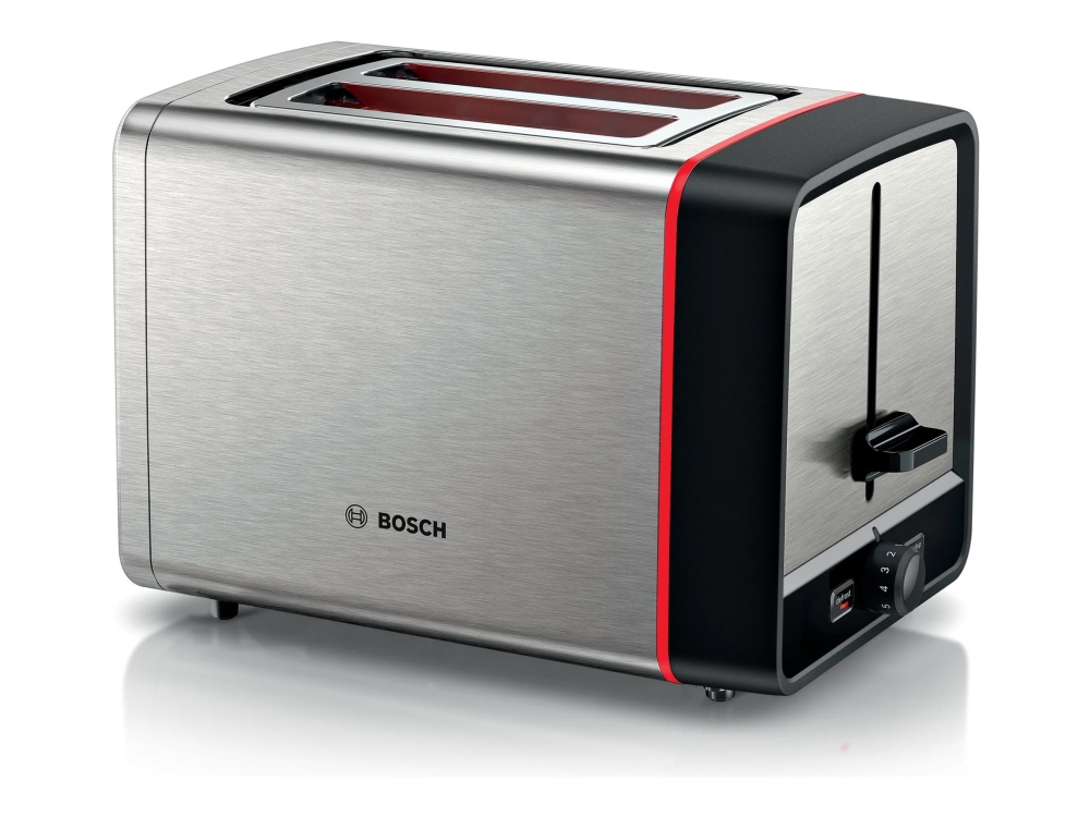 Bosch MyMoment TAT6M420 - Brødrister - 2 skive - 2 Holdere - rustfrit stål