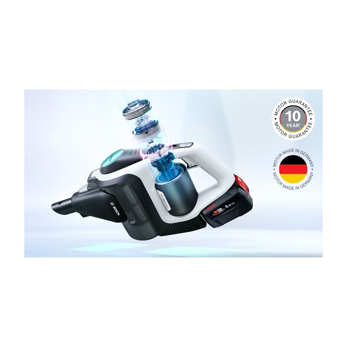 Bosch BCS8215HYG Unlimited 8 Gen2 ledningsfri støvsuger billede 2
