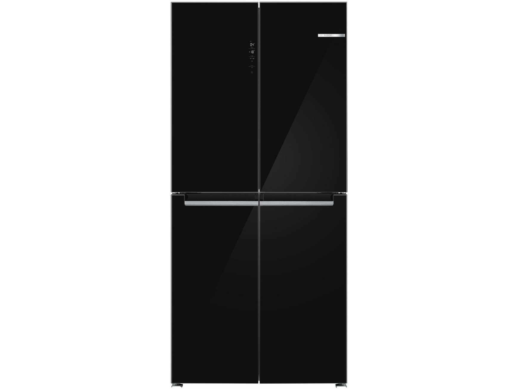 Bosch Serie 4 KMC85LBEA, Fritstående, Flere døre, Sort, 4 dør(e), Berøring, På døren