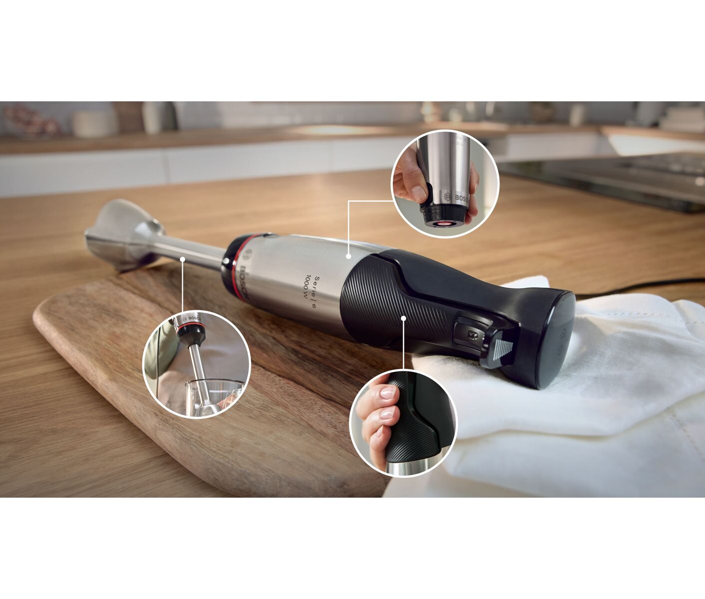 Bosch Ergomaster MSM6M633 Stavblender billede 3