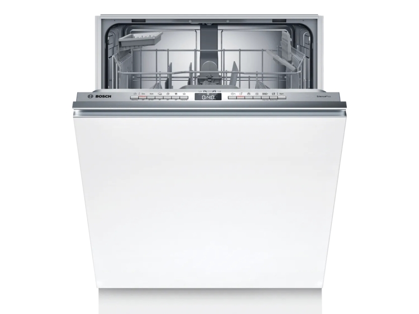 Bosch SMV4ETX08E, Fuldt indbygget, Fuld størrelse (60 cm), Hvid, 1,75 m, 1,65 m, 1,9 m
