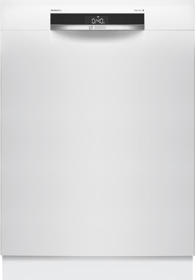 Bosch serie 6 opvaskemaskine SMU6ZCW71S hvid billede 1