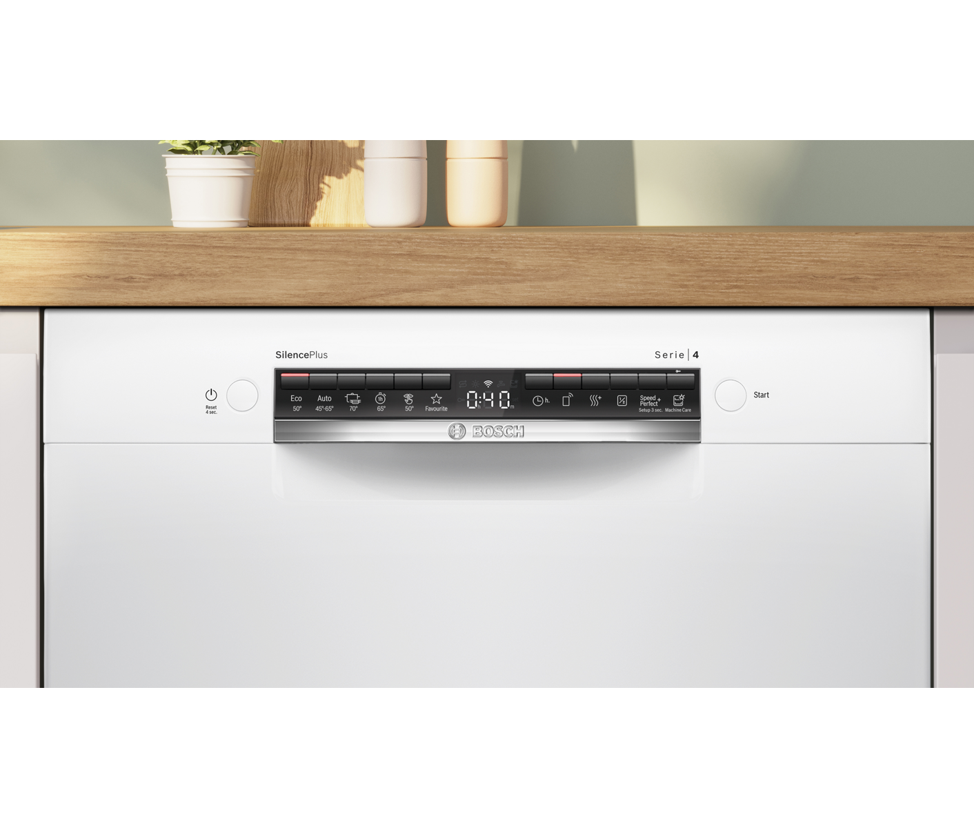 Bosch SMU4HAW01S Serie 4 Opvaskemaskine billede 7
