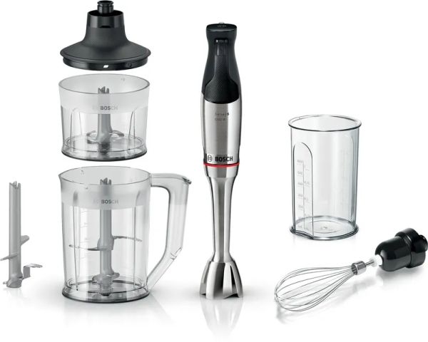 Bosch Serie 6 MSM6M852, 1,3 L, Knusning af is, 1,4 m, 1200 W, Sort, Rustfrit stål