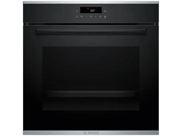 Bosch Serie | 4 HBA272BB3 - Ovn - til indbygning - niche - bredde: 56 cm - dybde: 55 cm - højde: 58.5 cm - med selv-rengøring - Klasse A+ - sort