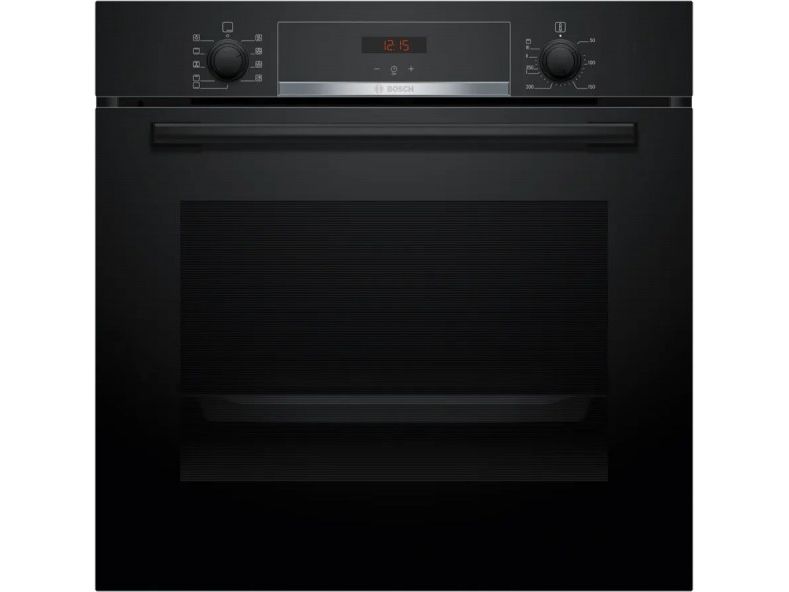 Bosch Serie | 4 HBA514BB3 - Ovn - til indbygning - niche - bredde: 56 cm - dybde: 55 cm - højde: 58.5 cm - med selv-rengøring - Klasse A+ - sort billede 3