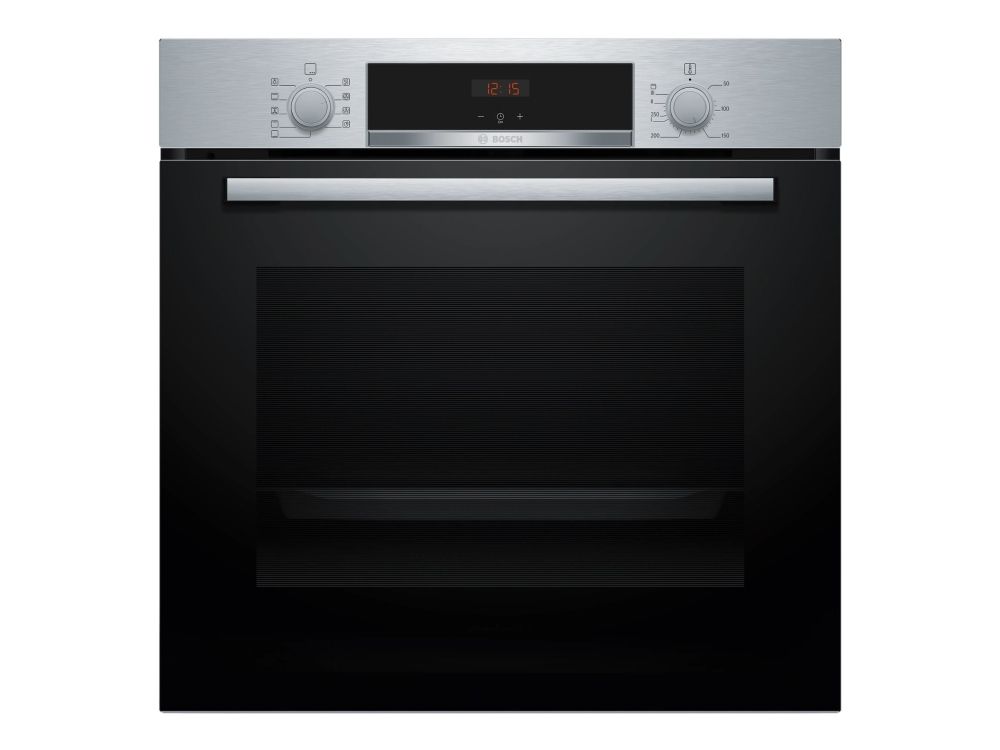 Bosch Serie | 4 HBA514BS3 - Ovn - til indbygning - niche - bredde: 56 cm - dybde: 55 cm - højde: 58.5 cm - med selv-rengøring - Klasse A+ - rustfrit stål billede 3