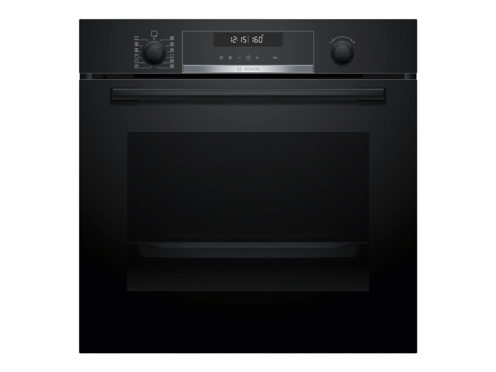 Bosch Serie | 6 HBG578BB3 - Ovn - til indbygning - niche - bredde: 56 cm - dybde: 55 cm - højde: 58.5 cm - med selv-rengøring - Klasse A+ - sort