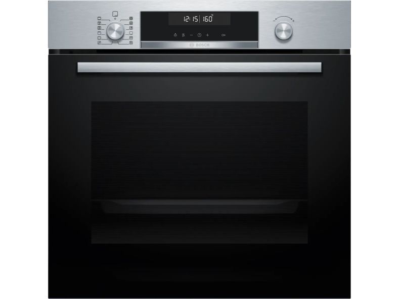Bosch Serie | 6 HBG578BS3 - Ovn - til indbygning - niche - bredde: 56 cm - dybde: 55 cm - højde: 58.5 cm - med selv-rengøring - Klasse A+ - rustfrit stål