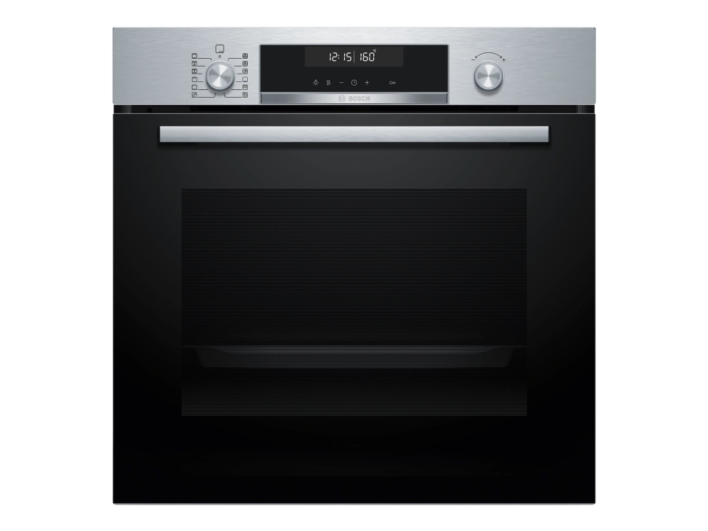 Bosch Serie | 6 HBG578BS3 - Ovn - til indbygning - niche - bredde: 56 cm - dybde: 55 cm - højde: 58.5 cm - med selv-rengøring - Klasse A+ - rustfrit stål