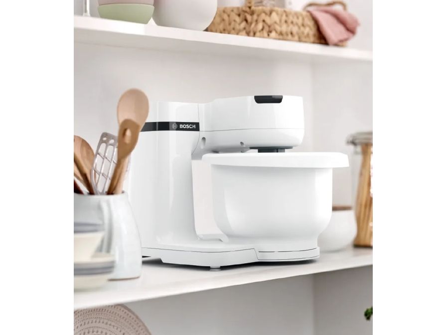 Bosch Serie 2 MUMS2AW01, 3,8 L, Hvid, 2 kg, 1,1 m, 800 g, Plast