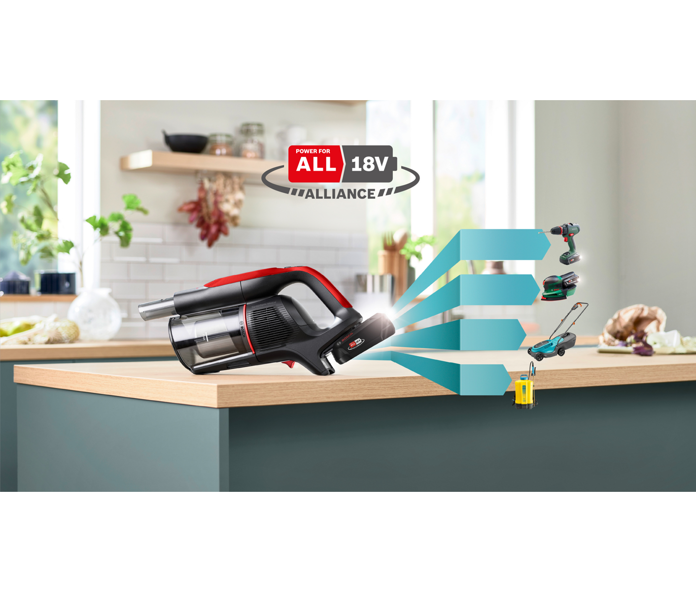 Bosch 2-i-1 Støvsuger Unlimited Serie 9 Pet BBS931PET billede 2