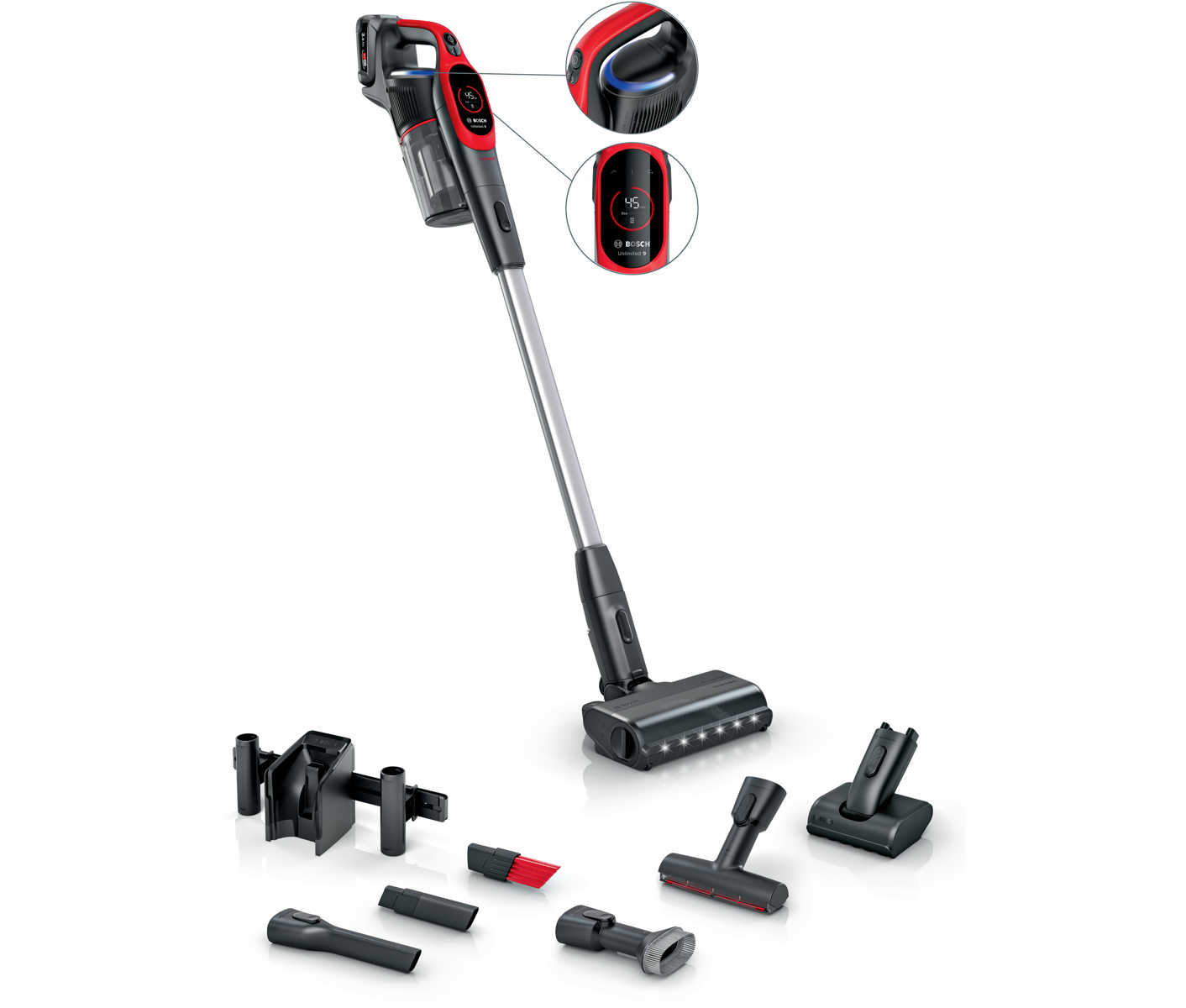 Bosch 2-i-1 Støvsuger Unlimited Serie 9 Pet BBS931PET billede 1