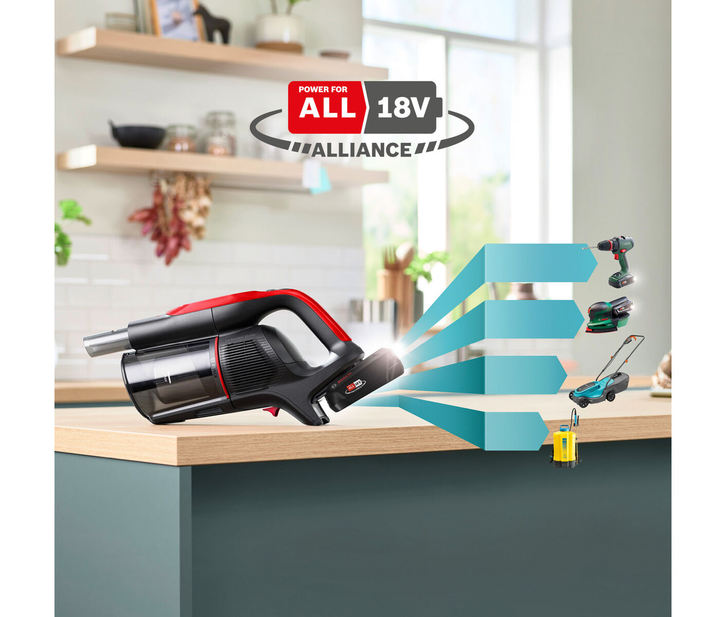 Bosch Unlimited 10 Proanimal BCS1041PET Ledningsfri Støvsuger billede 3