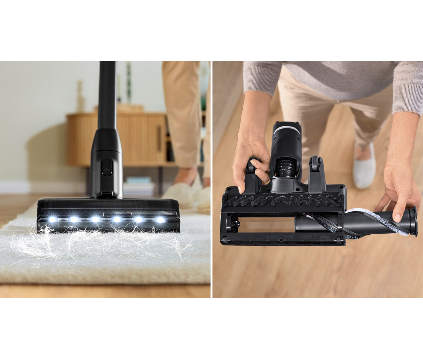 Bosch Genopladelig Støvsuger, Unlimited 10, Pudderrose Ledningsfri Støvsuger billede 3