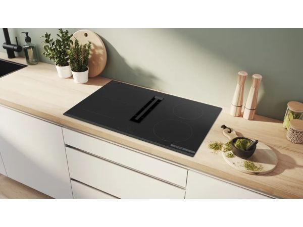 Bosch Serie 4 PVS831B16E, Sort, Indbygget, 80 cm, Zone induktionskogeplade, Keramisk, 4 zone(s)