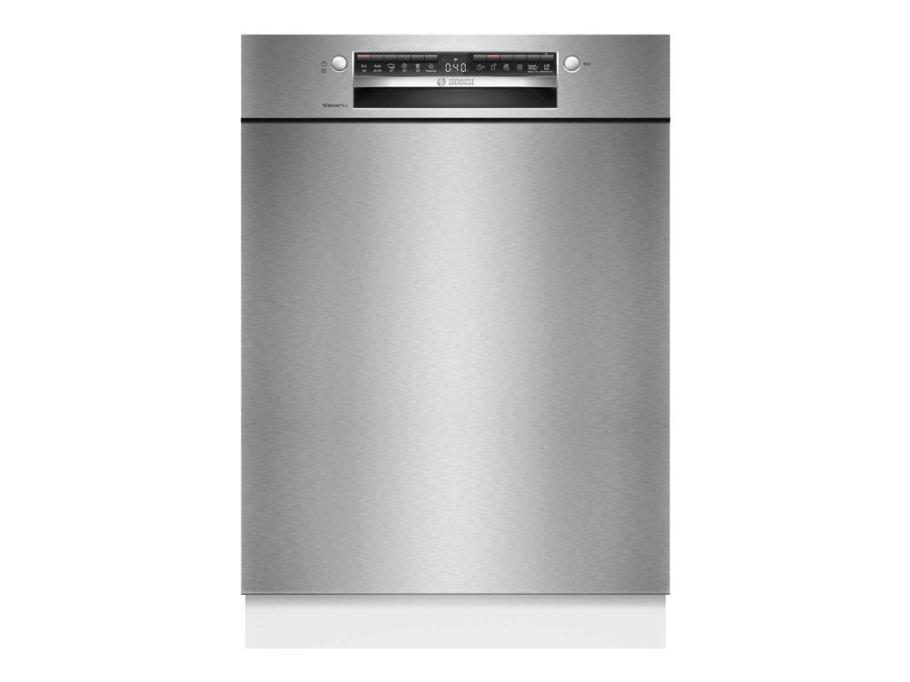 Bosch Serie | 4 SMU4EVS08E - Opvaskemaskine - til indbygning - Wi-Fi - Niche - bredde: 60 cm - dybde: 55 cm - højde: 81.5 cm - børstet stål