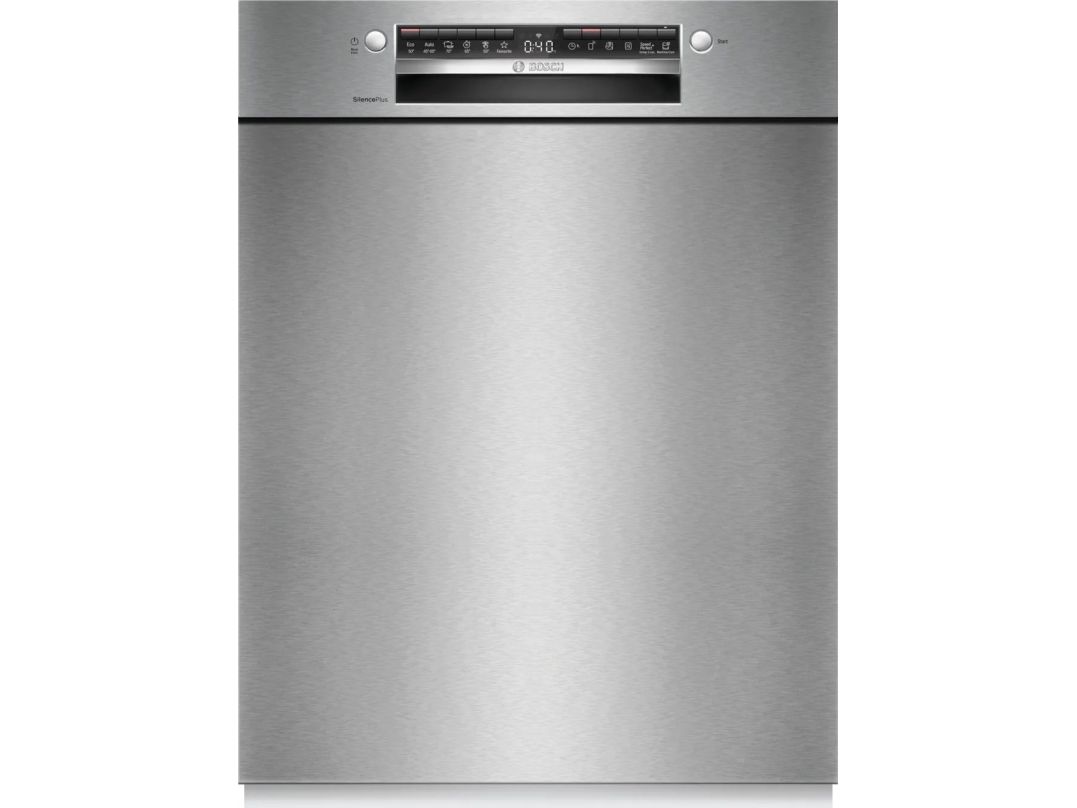 Bosch SMU4ETS08E - Opvaskemaskine - Sort, Rustfrit stål