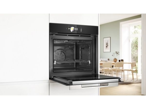 Bosch Serie 8 HBG778NB1, Medium, Elektrisk ovn, 71 L, 71 L, 30 - 300 °C, 300 °C