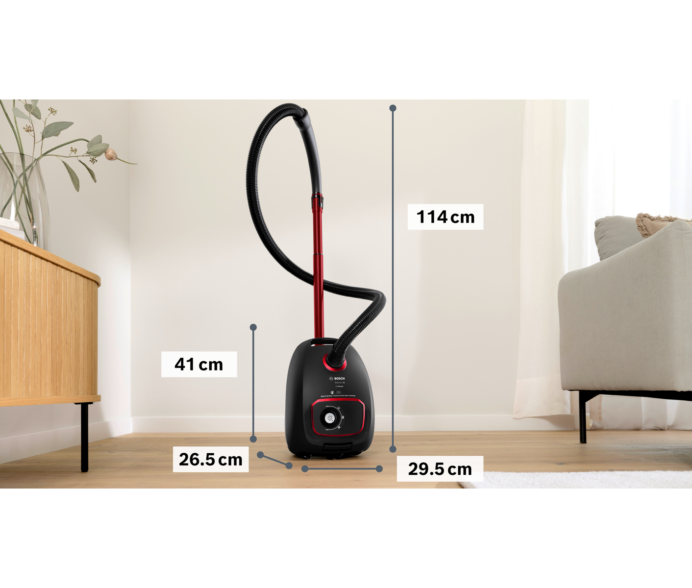 Bosch Serie 4, Propower, Sort Støvsuger billede 4
