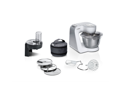 Bosch MUM58210, 3,9 L, Hvid, Knapper, Mikse, Omrøre, 1,1 m, 2,7 kg