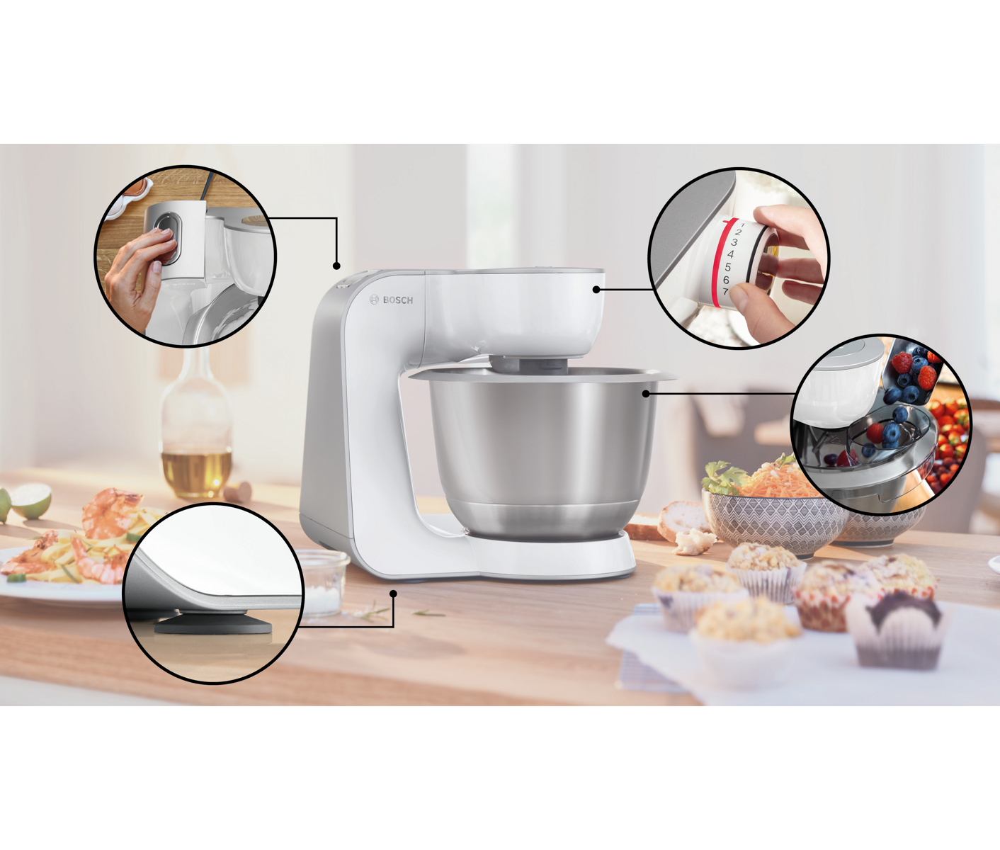 Bosch MUM58200 Røremaskine billede 3
