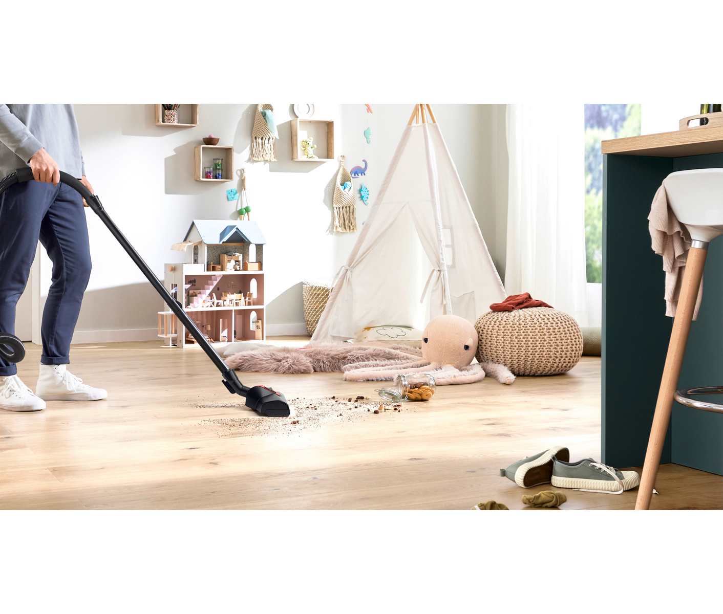 Bosch Serie 8, Poseløs Støv Pr Oanimal, Rød Støvsuger billede 2